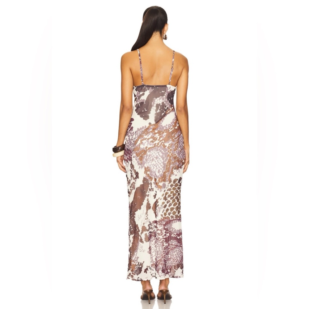 SYNDYS Maxi Dress in Snake Skin – Size S (NWT) - Picture 2 of 9